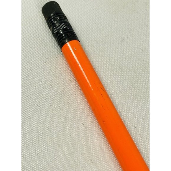 Vintage 3 - 1 Pumpkin Berol, 1 Glow Skull Pentech, 1 Orange Halloween Pencils - Picture 6 of 11
